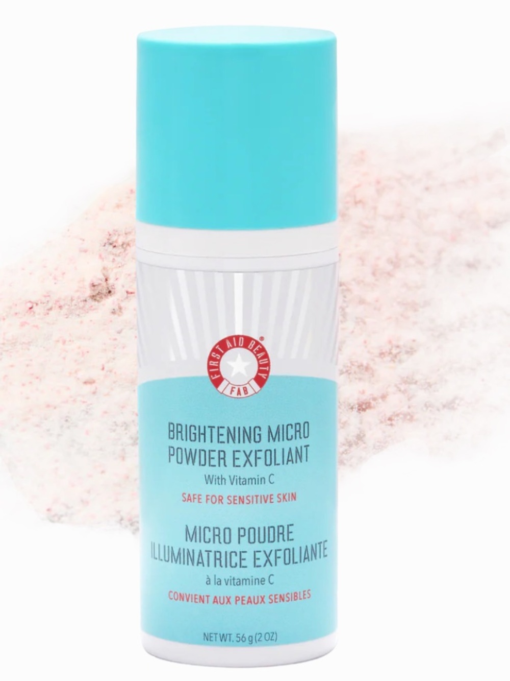 ✨ First Aid Beauty Brightening Micro Powder Exfoliant Vitamin C 2 oz New Sealed✨